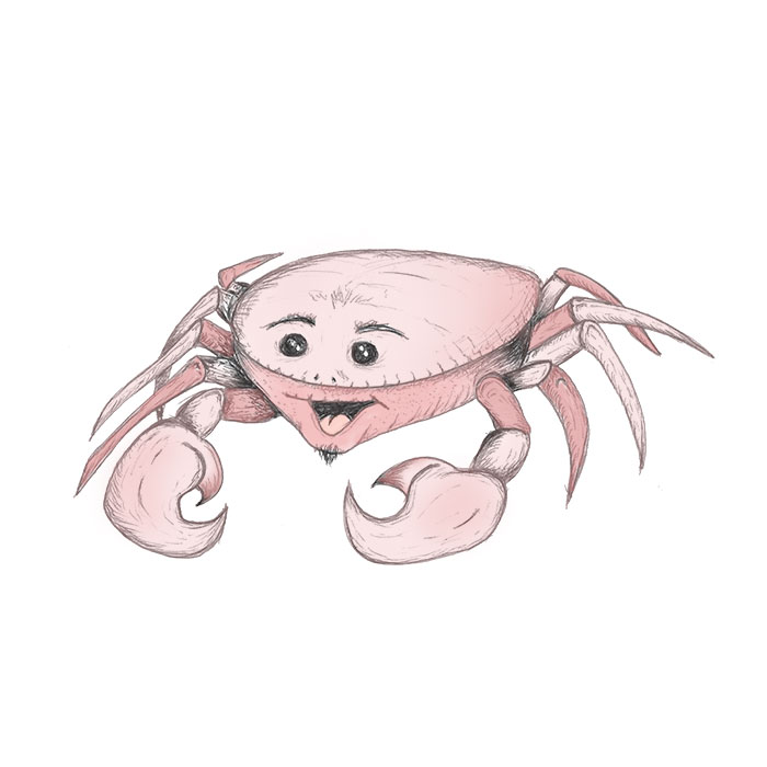 Crab drawing